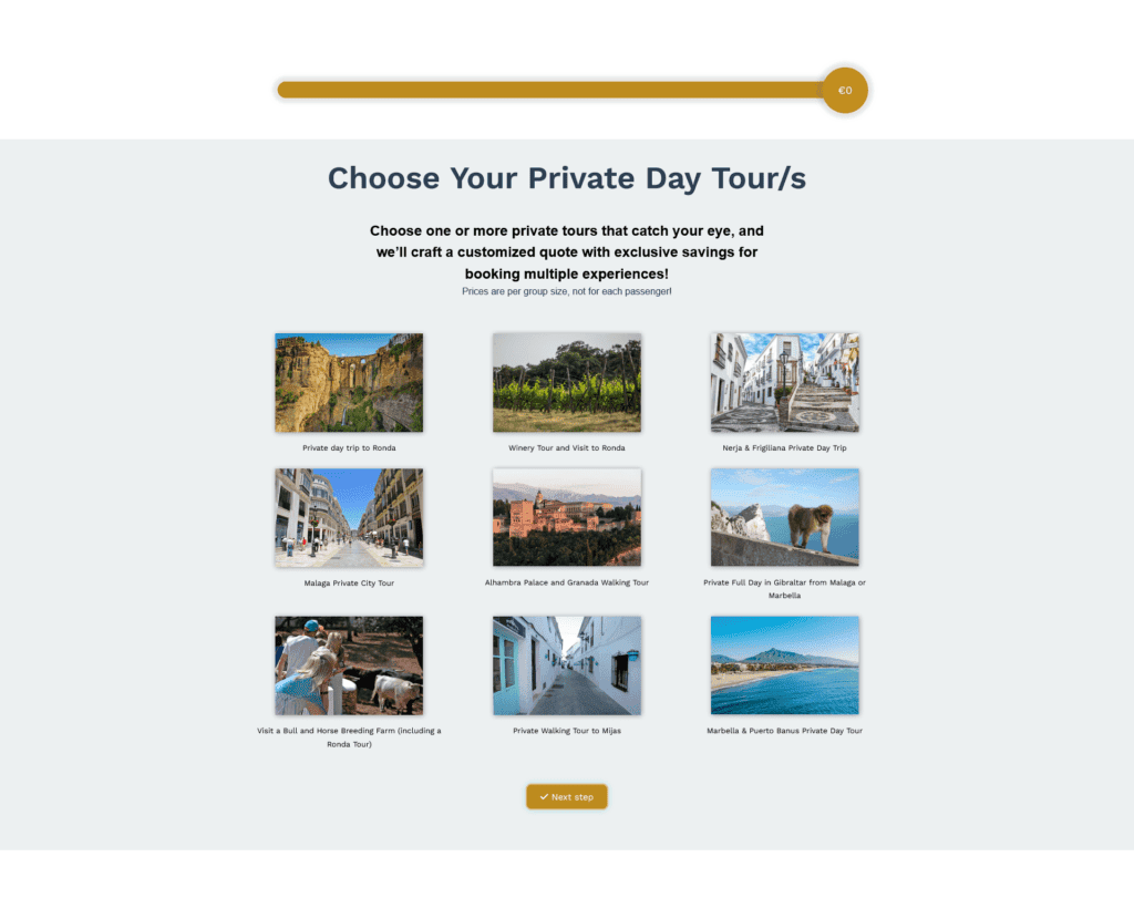 Private day tours in Costa del Sol with customizable options and expert guides.