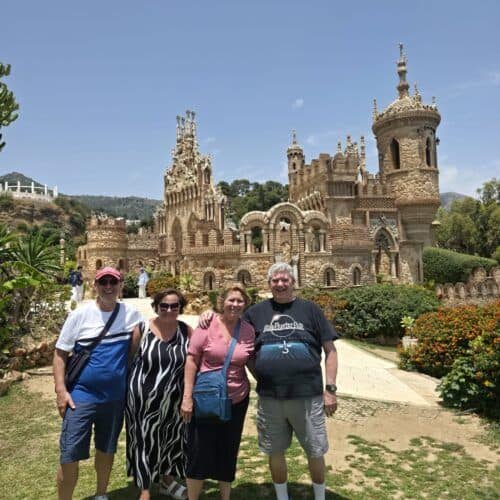 Tourists visiting San Juan de Ulúa castle in Veracruz, Mexico.